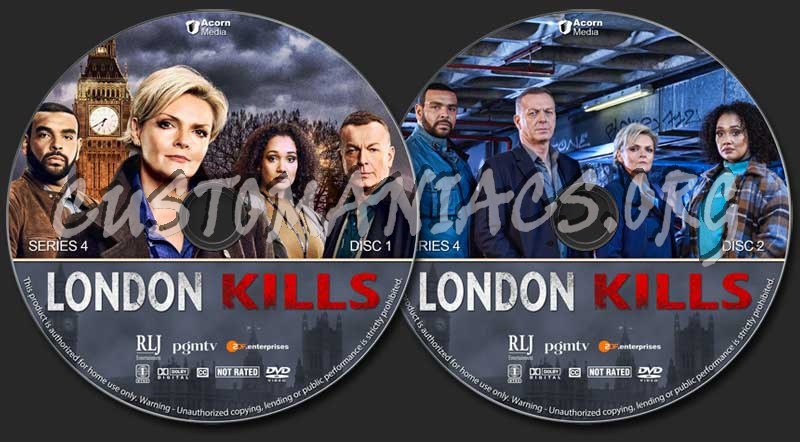 London Kills - Series 4 dvd label