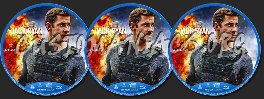 Jack Ryan - Season 1 blu-ray label