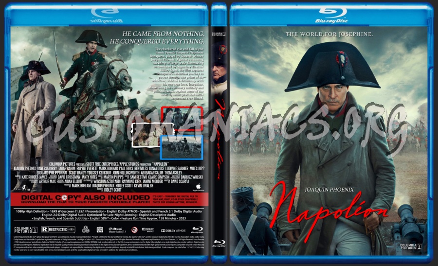 Napoleon bluray cover DVD Covers & Labels by Customaniacs, id