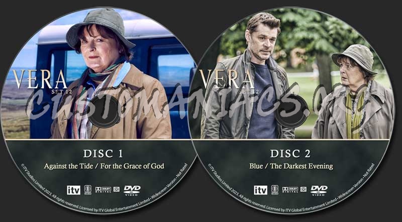 Vera - Set 12 dvd label