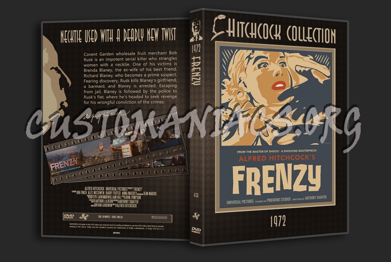 Hitchcock Collection 50: Frenzy  (1972) dvd cover