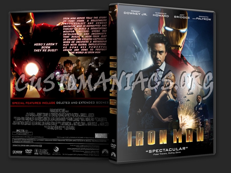 Ironman dvd cover