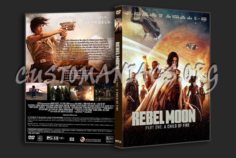 Rebel Moon: Part One - A Child of Fire dvd cover