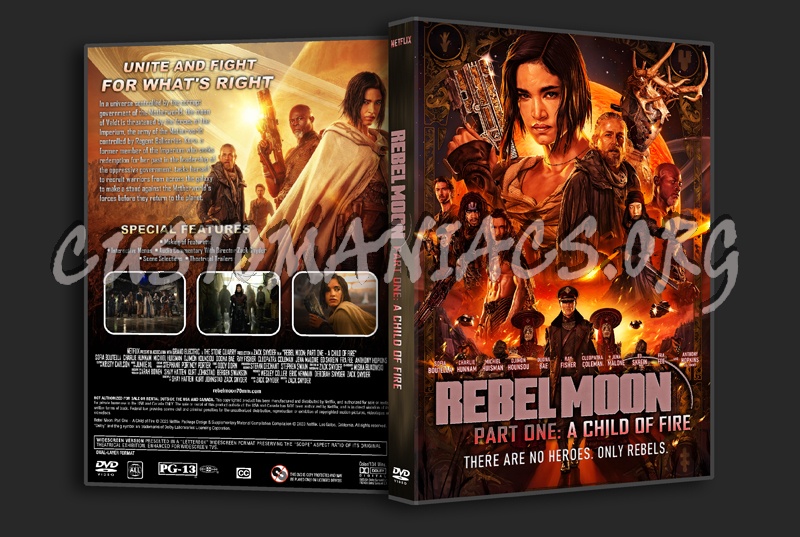 Rebel Moon: Part One - A Child of Fire dvd cover