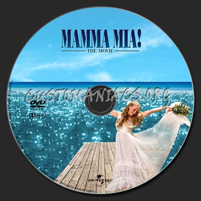 Mamma Mia! The Movie dvd label