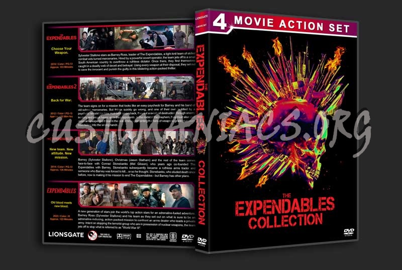 The Expendables Collection dvd cover