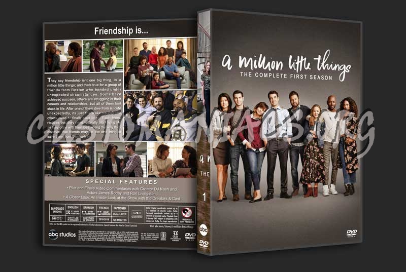 A Million Little Things - The Complete Series (spanning spine) dvd cover