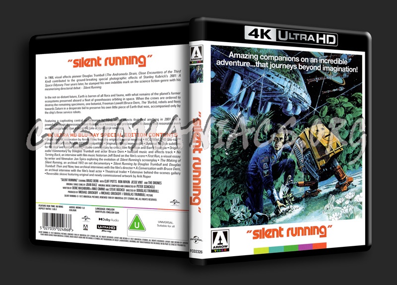 Silent Running 4K blu-ray cover