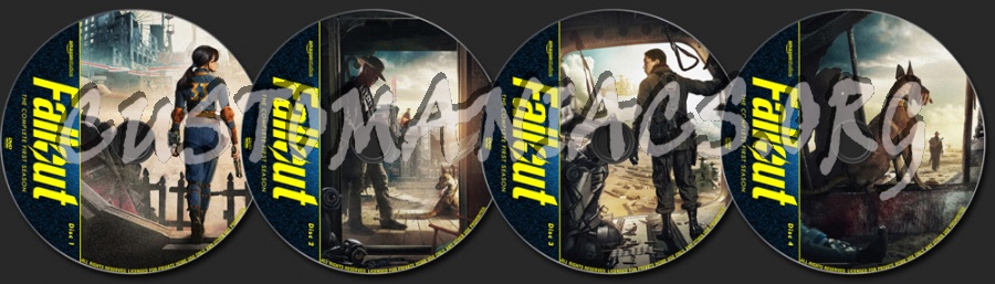 Fallout Season 1 dvd label