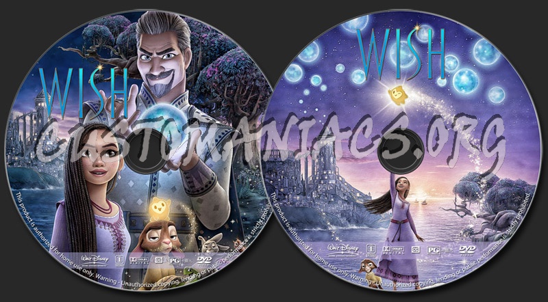 Wish dvd label