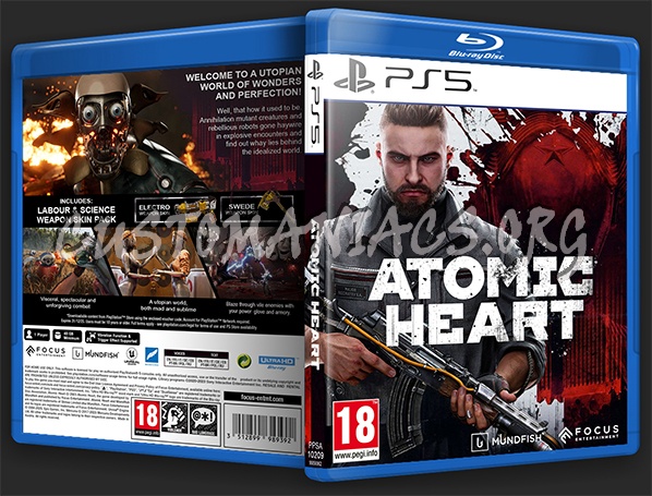 Atomic Heart (PS5) Custom Cover dvd cover