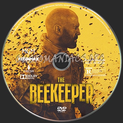 The Beekeeper 2024 DVD Label v2 dvd label