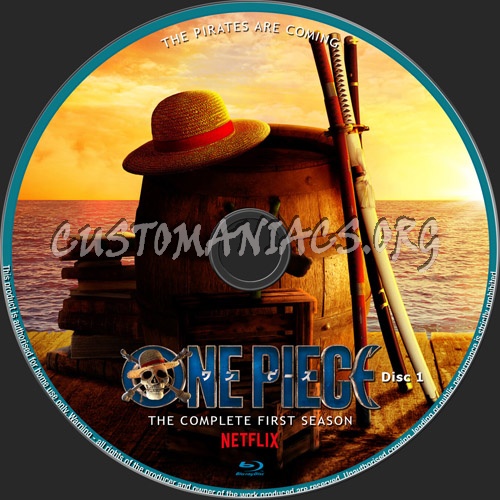 One Piece Season 1 blu-ray label