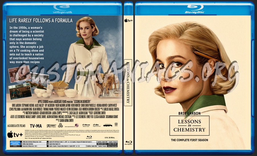 Lessons In Chemistry Season 1 blu-ray cover