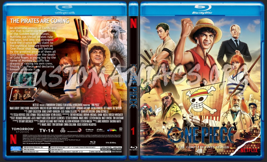 One Piece Season 1 blu-ray cover