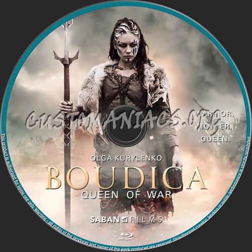 Boudica Queen Of War blu-ray label