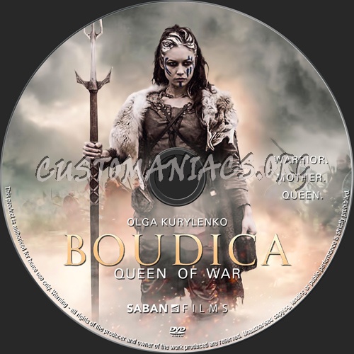 Boudica Queen Of War dvd label