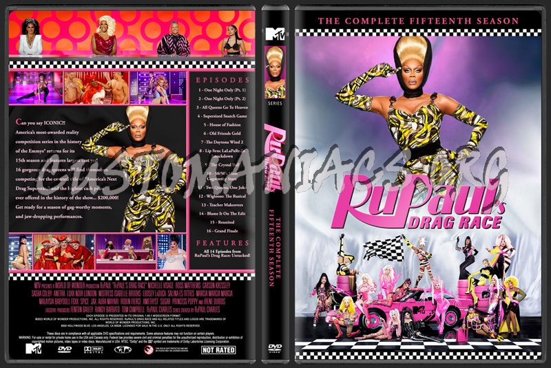 RuPaul's Drag Race - Season 15 dvd cover