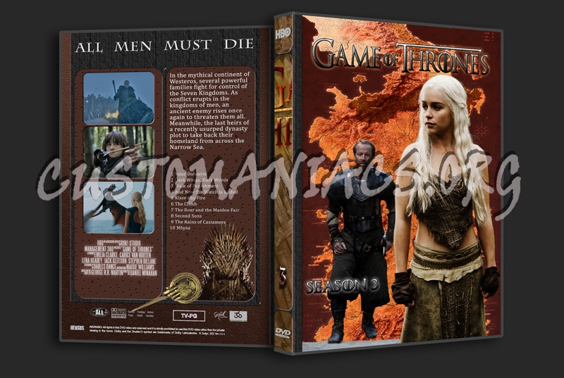 Game of Thrones Complete Series with Spine dvd cover