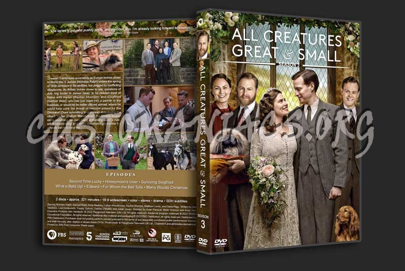 All Creatures Great & Small - Season 3 dvd cover