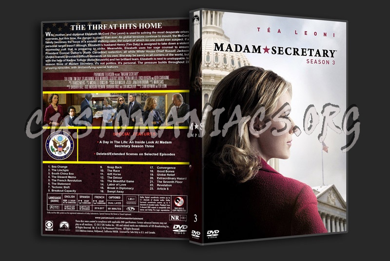 Madam Secretary - The Complete Series (spanning spine) dvd cover