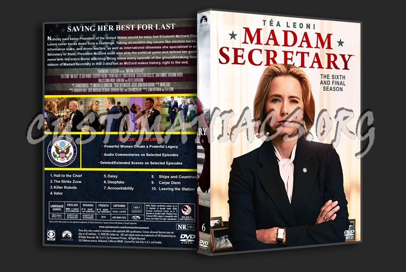 Madam Secretary - The Complete Series (spanning spine) dvd cover