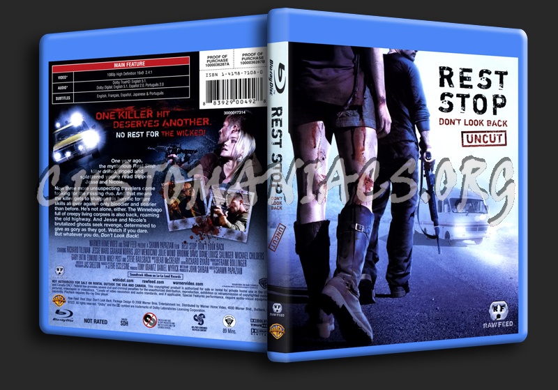 Rest Stop 2 : Don't Look Back blu-ray cover