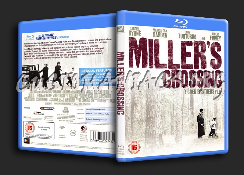 Miller's Crossing blu-ray cover