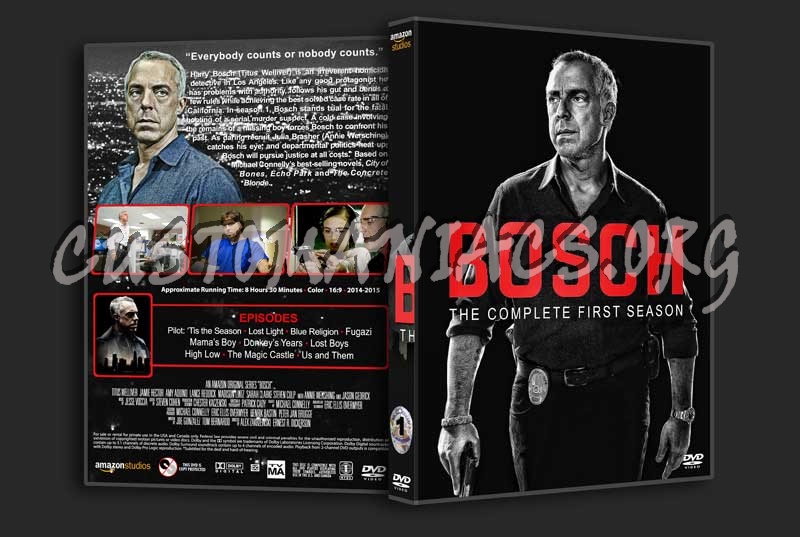 Bosch - The Complete Series (spanning spine) dvd cover