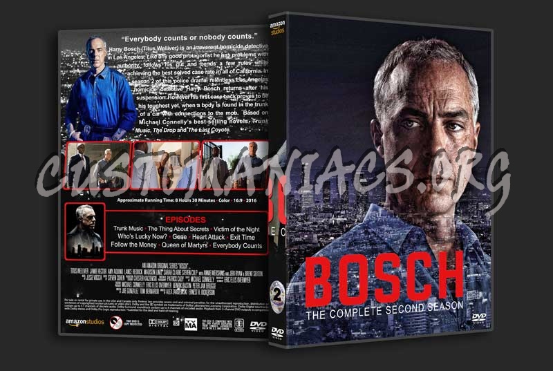 Bosch - The Complete Series (spanning spine) dvd cover