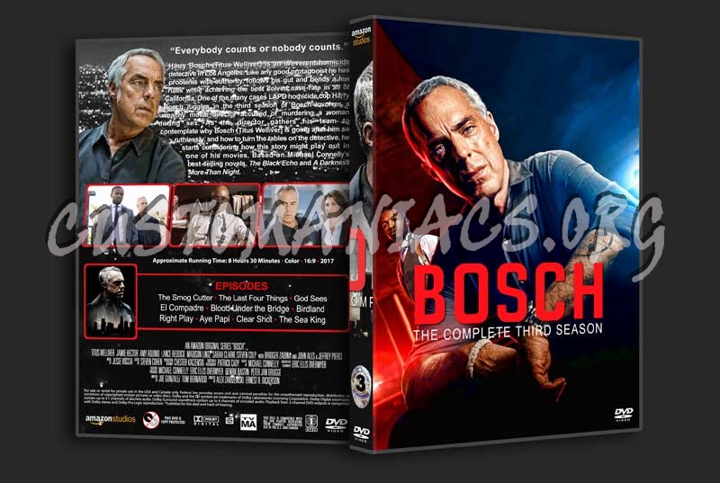 Bosch - The Complete Series (spanning spine) dvd cover