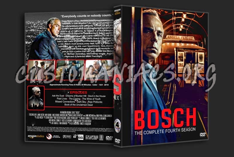 Bosch - The Complete Series (spanning spine) dvd cover