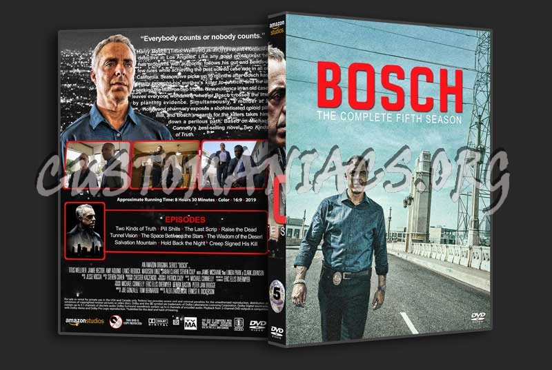 Bosch - The Complete Series (spanning spine) dvd cover