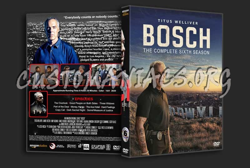 Bosch - The Complete Series (spanning spine) dvd cover