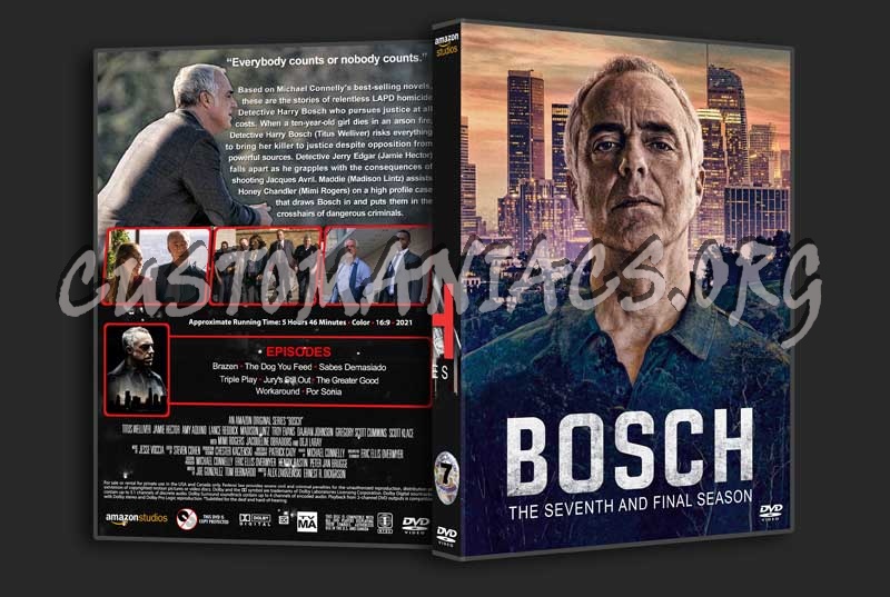 Bosch - The Complete Series (spanning spine) dvd cover