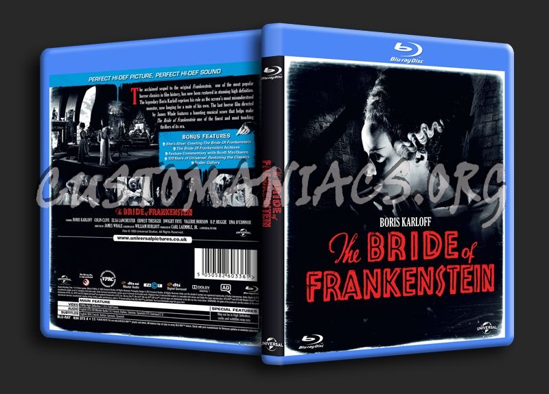 The Bride of Frankenstein blu-ray cover