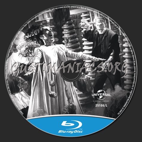 The Bride of Frankenstein blu-ray label