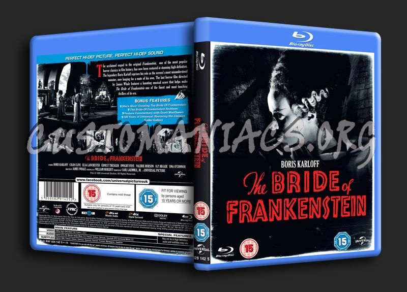 The Bride of Frankenstein blu-ray cover