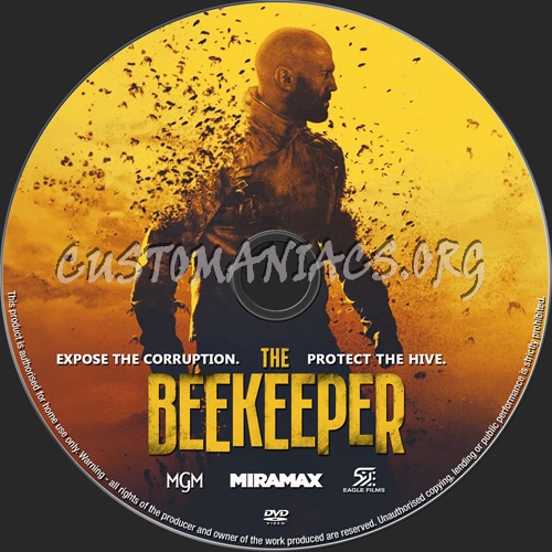 The Beekeeper. dvd label