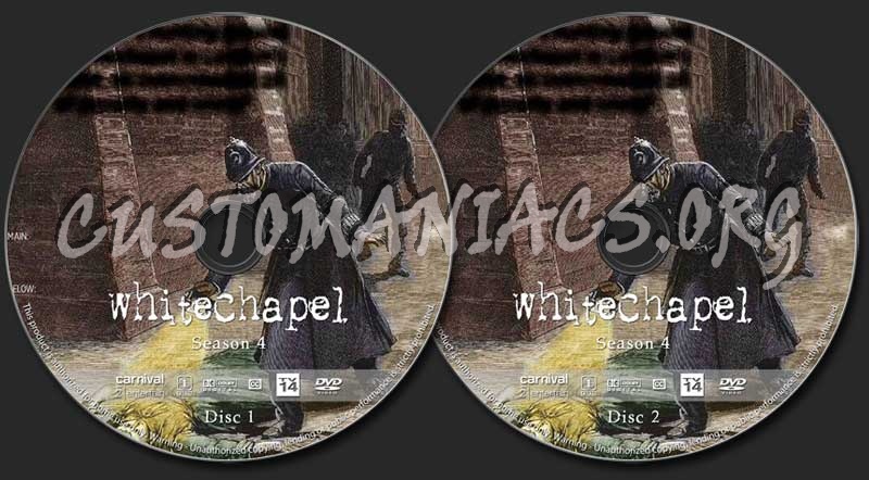 Whitechapel - Season 4 dvd label