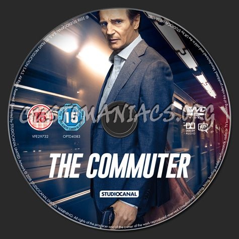 The Commuter dvd label