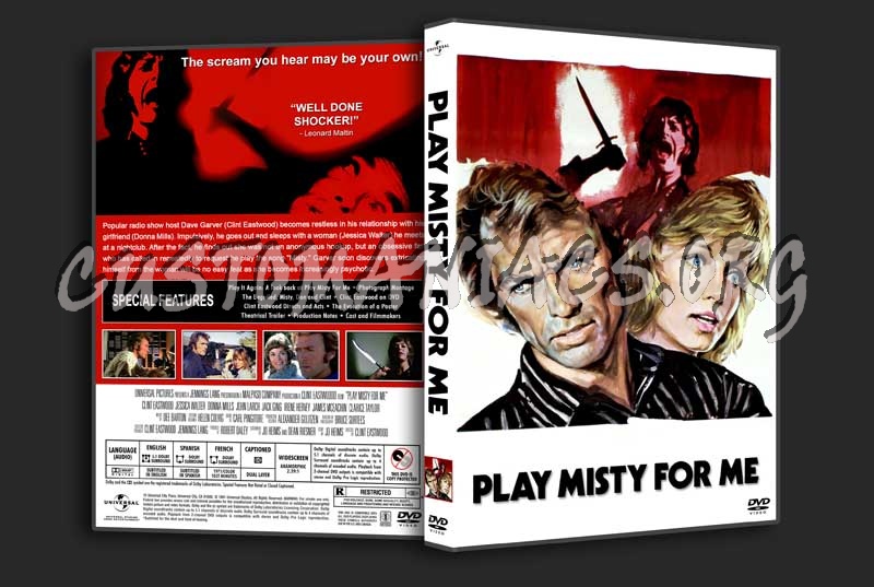 Play Misty For Me dvd cover