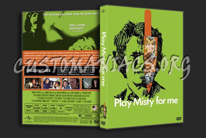 Play Misty For Me dvd cover