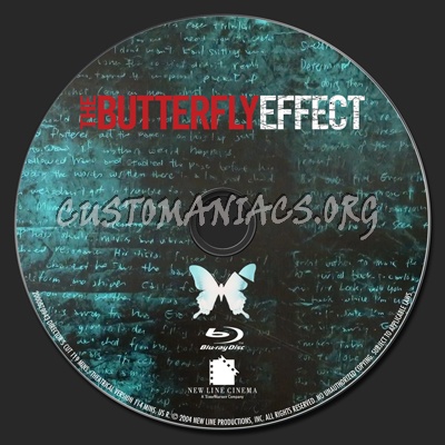 The Butterfly Effect blu-ray label