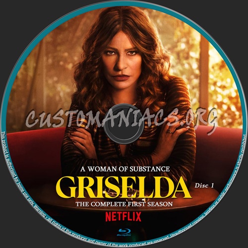 Griselda Season 1 blu-ray label