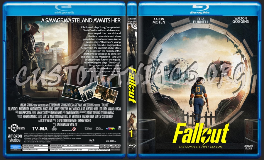 Fallout Season 1 blu-ray cover