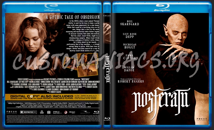 Nosferatu blu-ray cover