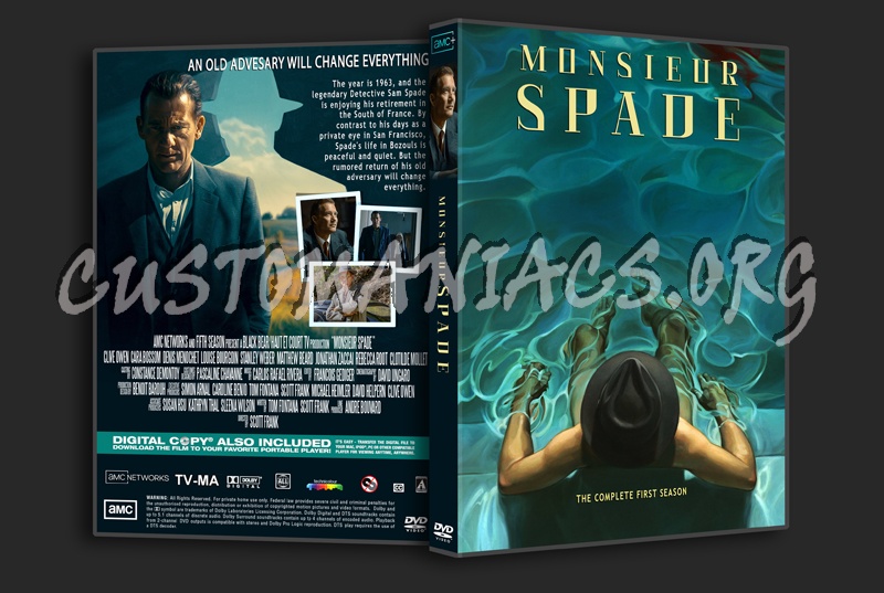 Monsieur Spade Season 1 dvd cover