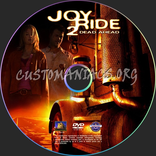 Joy Ride 2 Dead Ahead dvd label