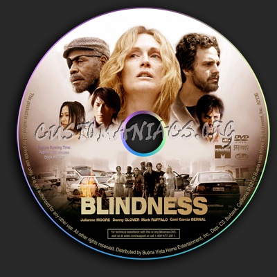 Blindness dvd label